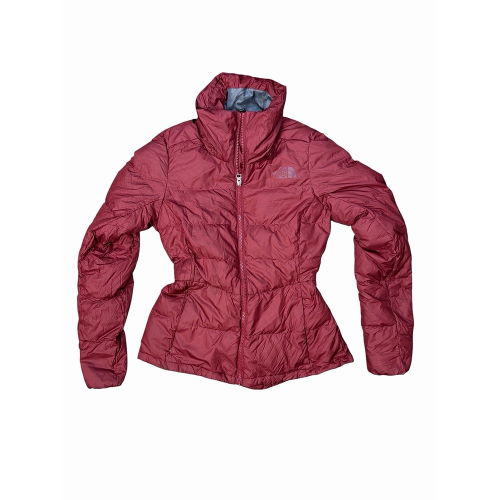 The North Face Women XS 600 Fill Down Puffer Jacket Burgundy Winter